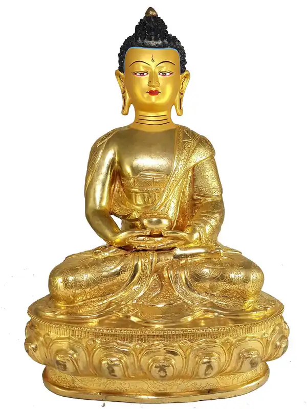 Statue d’Amitabha Bouddha du Népal