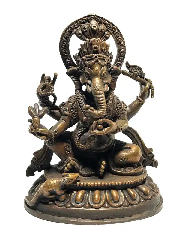 Statue tibétaine de Ganesh du Népal