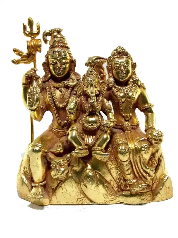 Statue de la Famille de Shiva