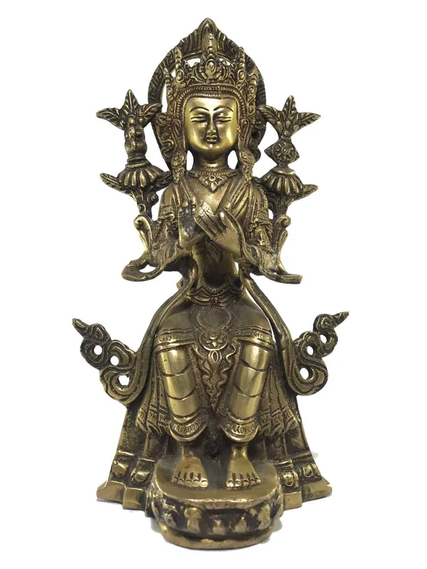 Statue de Bouddha Maitreya