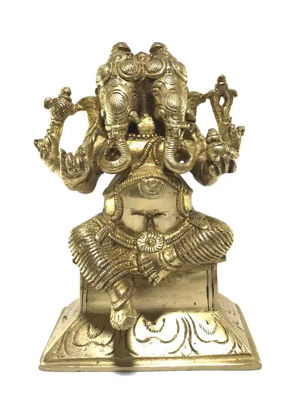 Statue de Ganesh à deux têtes