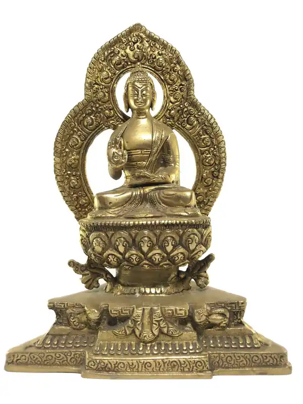 Statue d’Amoghsiddhi ou Bouddha des bénédictions