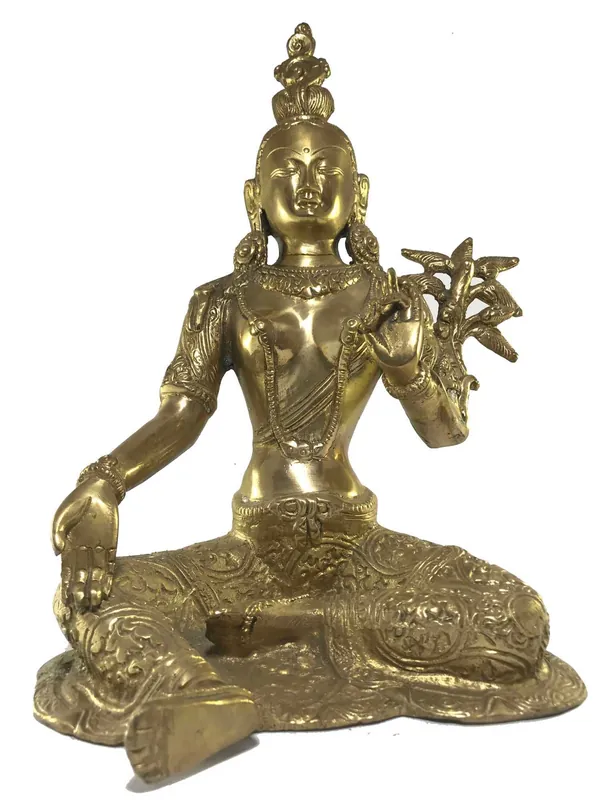 Statue de la Bouddhiste Tara Verte