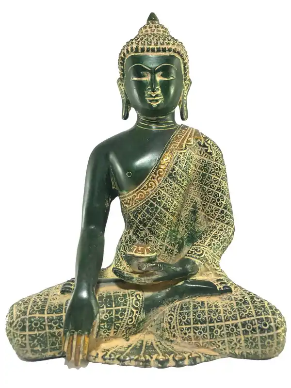 Statue du Bouddha Shakyamuni tibétain