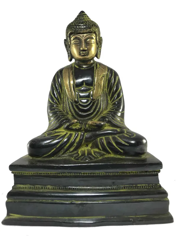 Statue tibétaine d’Amitabha Bouddha