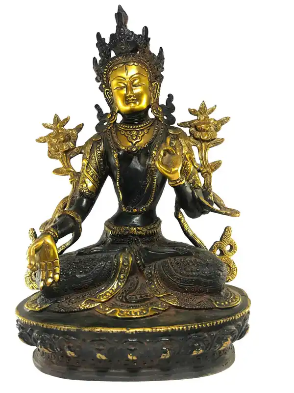 Statue de la Déesse Tara Blanche