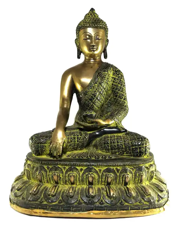 Statue du Bouddha Shakyamuni du Népal