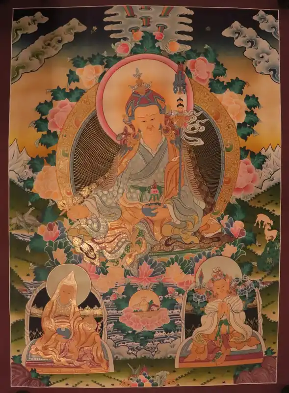 Art du Thangka du Guru Padmasambhava