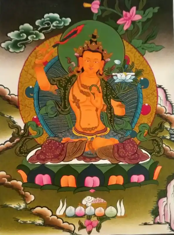 Thangka de Manjushree