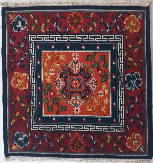 Tapis de méditation avec un design de mandala