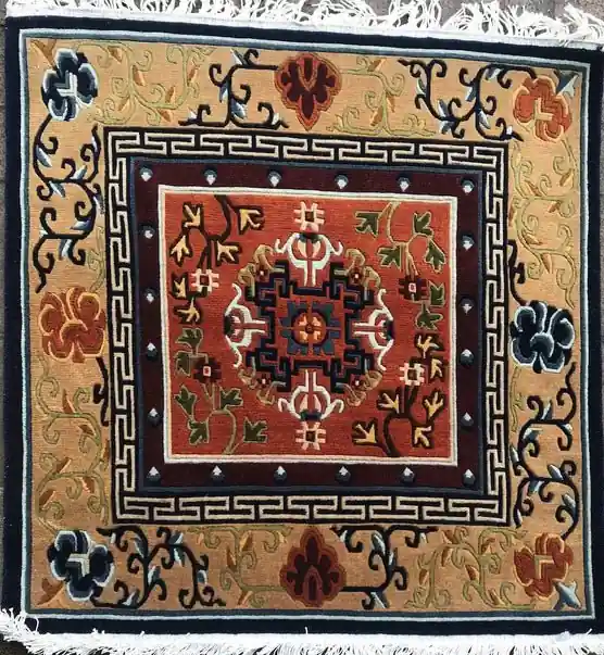 Tapis tibétain pour la méditation