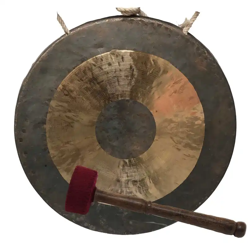 Gong en bronze du Népal