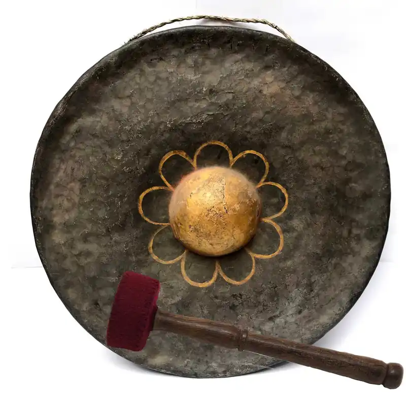Gong birman en 7 métaux en bronze