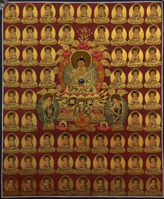35 Confessional Buddha Thangka