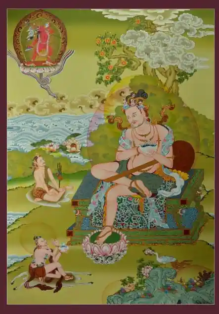 Peinture Thangka de Tilopa