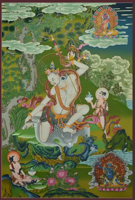 Peinture Thangka de Naropa