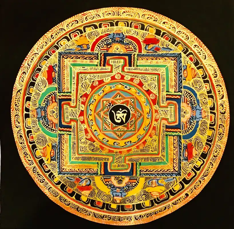 Om Mandala Thangka