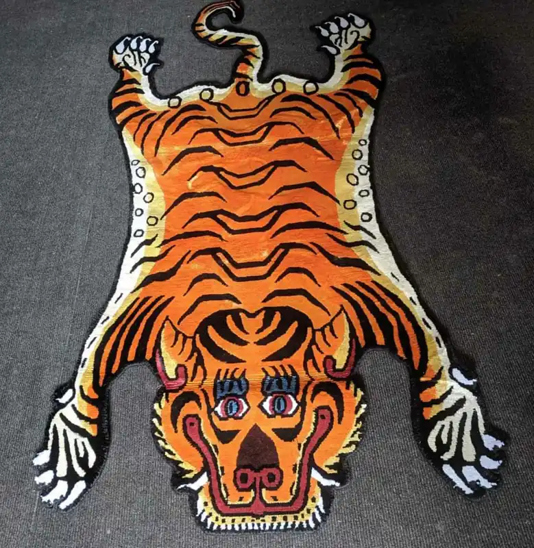 Le tapis tigre tibétain du Népal