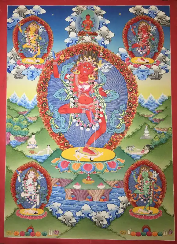 Peinture de Thangka de Dorje Phagmo