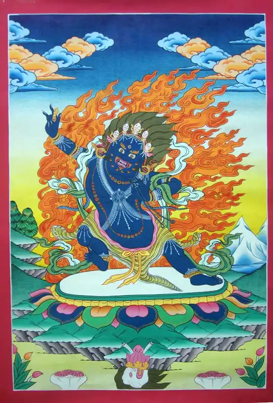 Art tibétain de Vajrapani