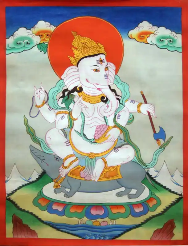 Art du Thangka de Ganesh