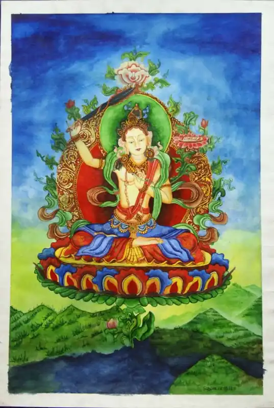 Art Newar Manjushree Thangka