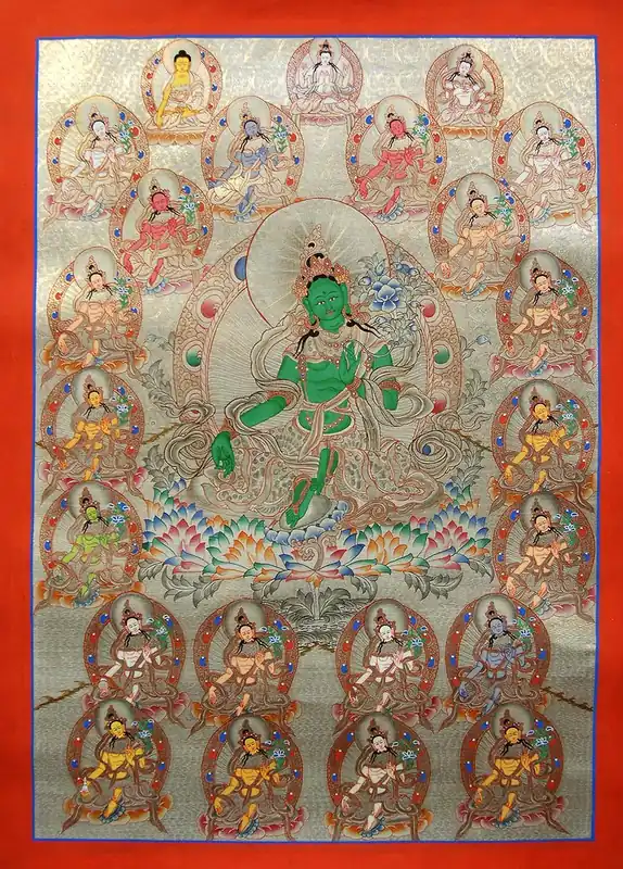 Les 21 manifestations de Tara Thangka