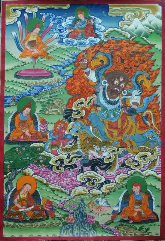 Thangka de Dorje Drolo