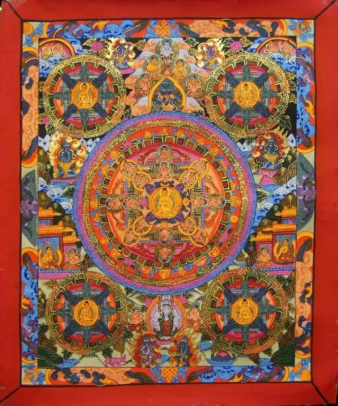 Peinture de Bouddha Mandala