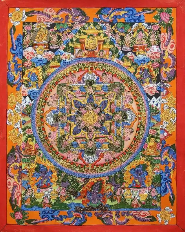Art du mandala du Bouddha