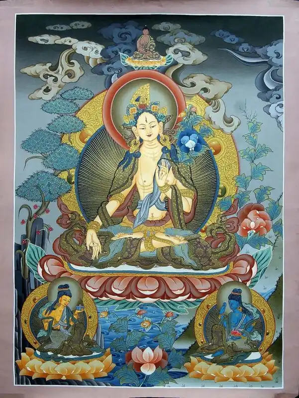 White Tara – Déesse de la Compassion Thangka