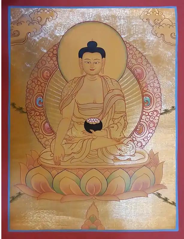 Thangka du Bouddha Shakyamuni