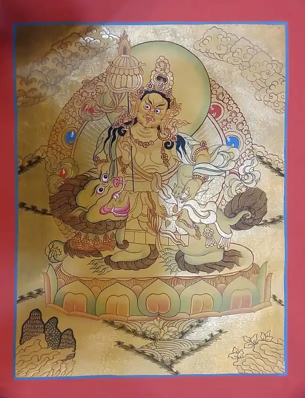 Namtose Vaisravana Jambhala Thangka Art