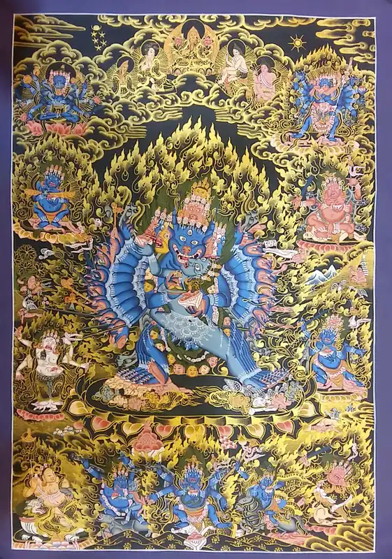 Yamantaka Traditional Thangka