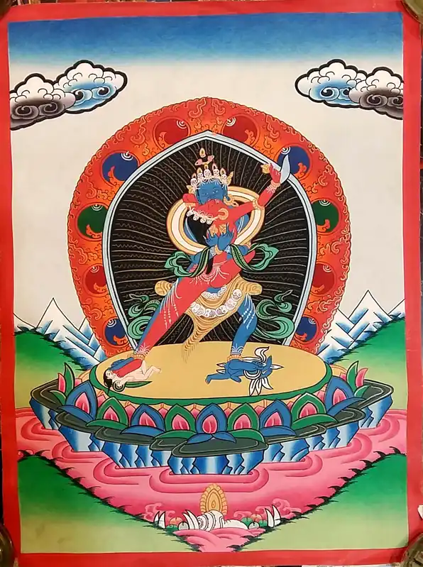 Art du Thangka de Chakrasamvara