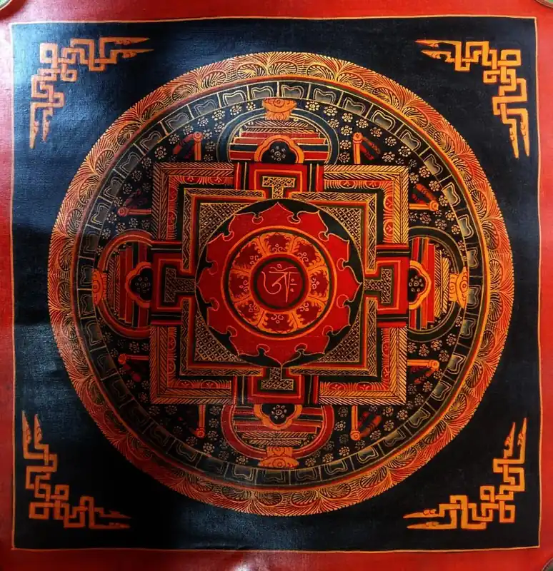 Om Art Mandala Tibétain