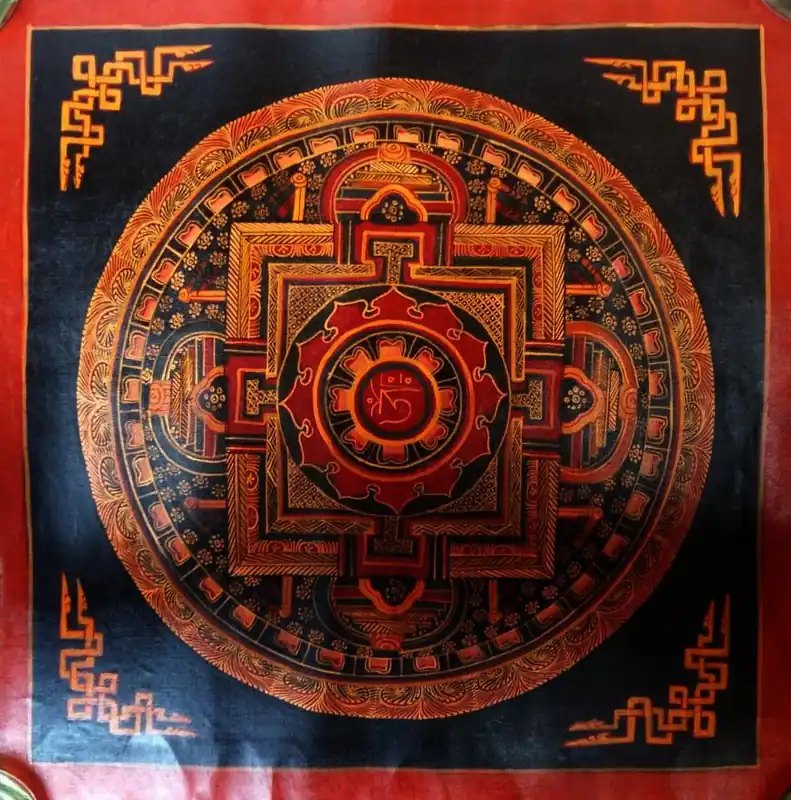 Om Mandala Painting Art