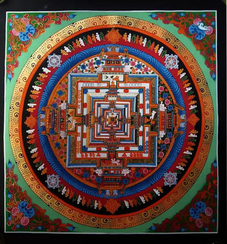 Mandala bouddhiste de Kalachakra