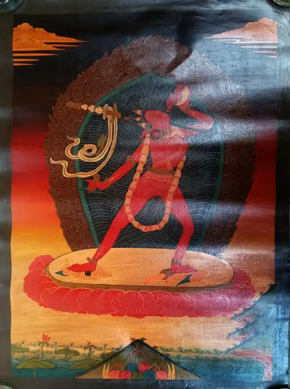 Thangka bouddhiste de Vajrayogini