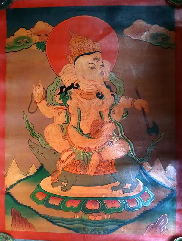 Thangka de Ganesh