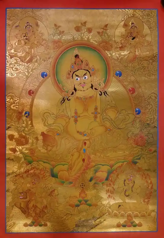 Thangka de Pancha Dzambala