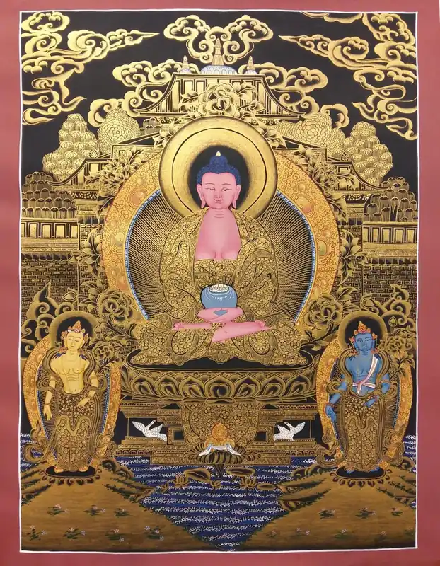 Thangka d’Amitabha Bouddha