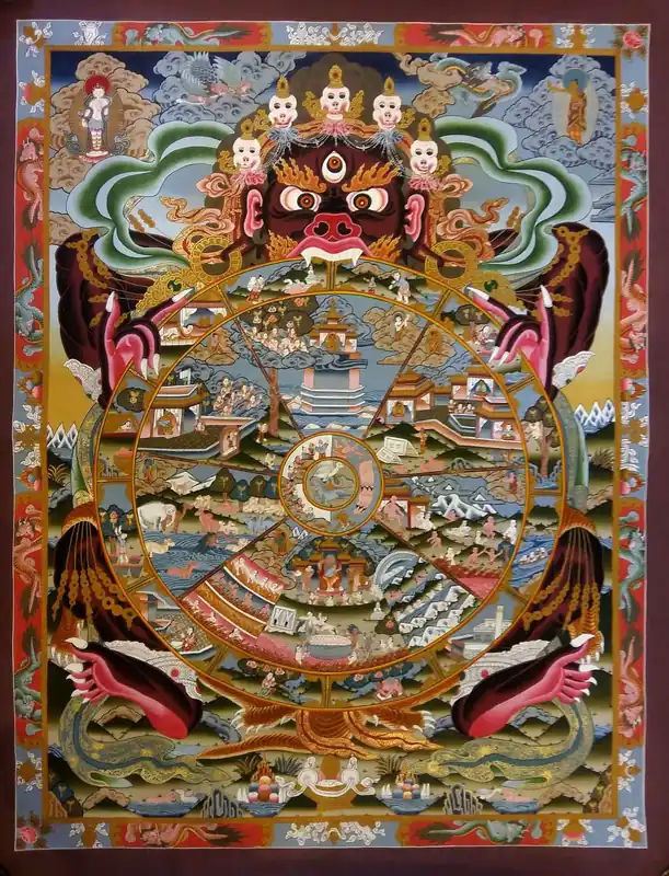 Roue de la Vie – Art Thangka