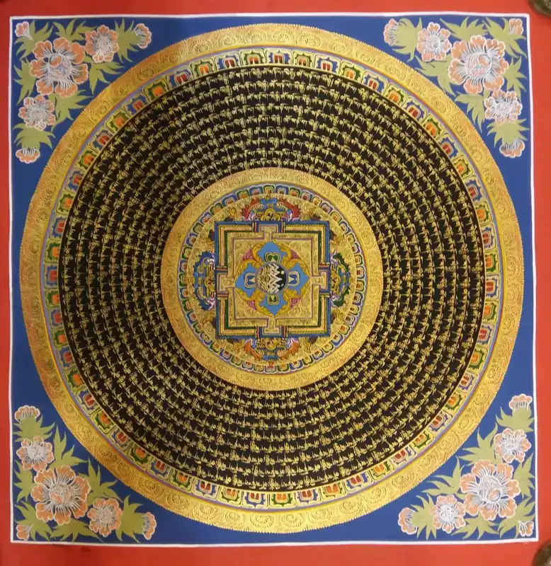 Mantra bouddhiste Mandala – Om Mani Padme Hum