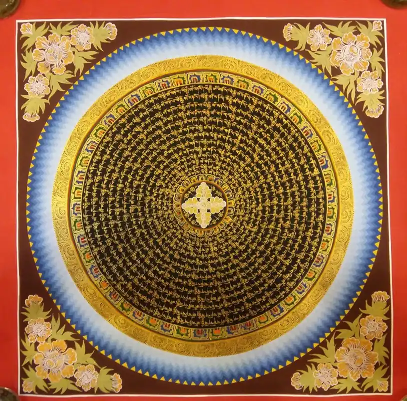 Le mantra mandala Om Mani Padme Hum