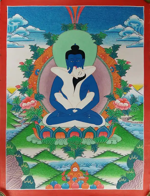 Art traditionnel de Samanthabhadra