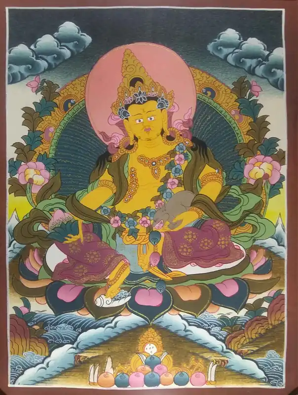 Dieu de la richesse – Jambhala jaune