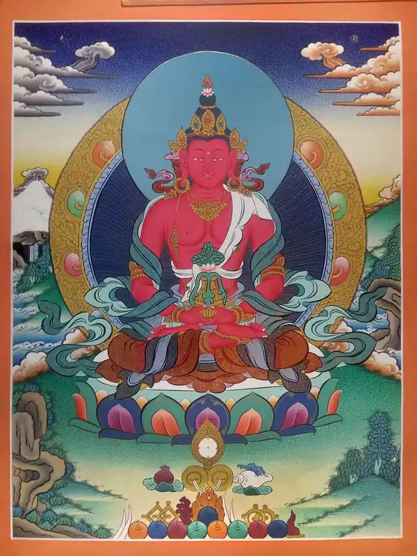 Amitayus Bouddha (Sambhogakaya)