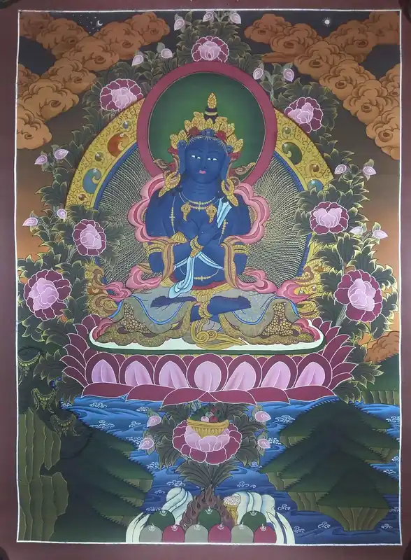 Thangka tibétain de Vajradhara