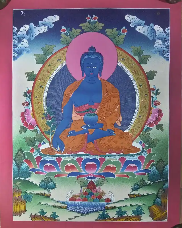 Thangka de Bhaisajyaguru